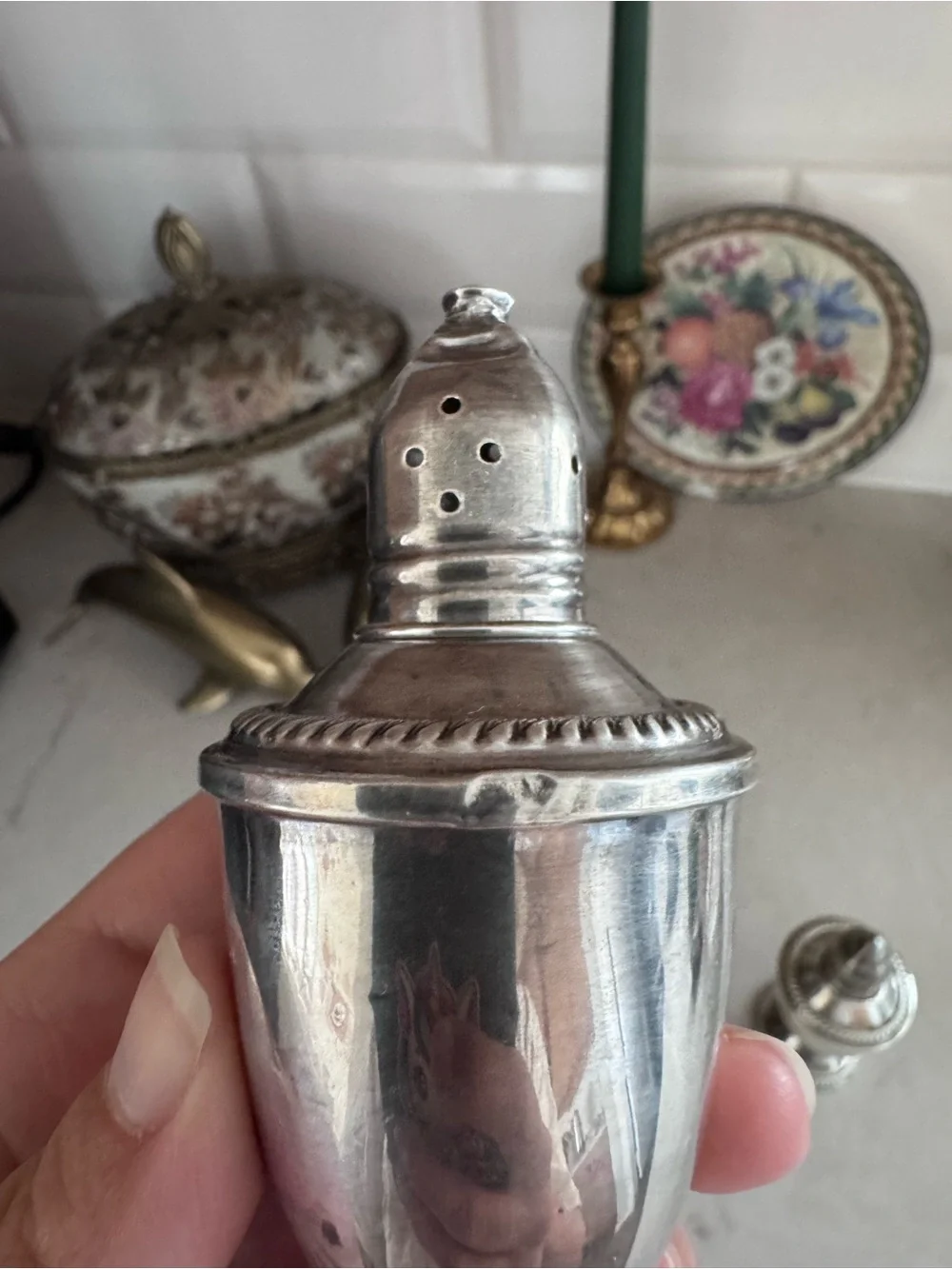 Vintage Duchin Creation Weighted Sterling Silver Salt & Pepper Shakers